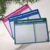 A4 Tear-Off Desk Planners – For Days That Don’t Quite Go to Plan