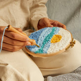 Ocean Meditation – Mindful Making – Punch Needle Kit