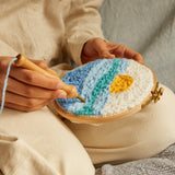 Ocean Meditation – Mindful Making – Punch Needle Kit
