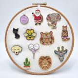 Mandala Giraffe Needle Minder