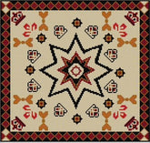 Blackadder Livery | Cross Stitch & Tapestry chart only designs by DoodleCraft Design