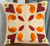 Hearts & Paisley Cushion Cover Pattern
