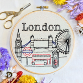London Embroidery Kit | Stitch an Iconic British Cityscape | Beginner