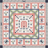 Reimagined Red Manor House Quilt Pattern by Jenni Smith