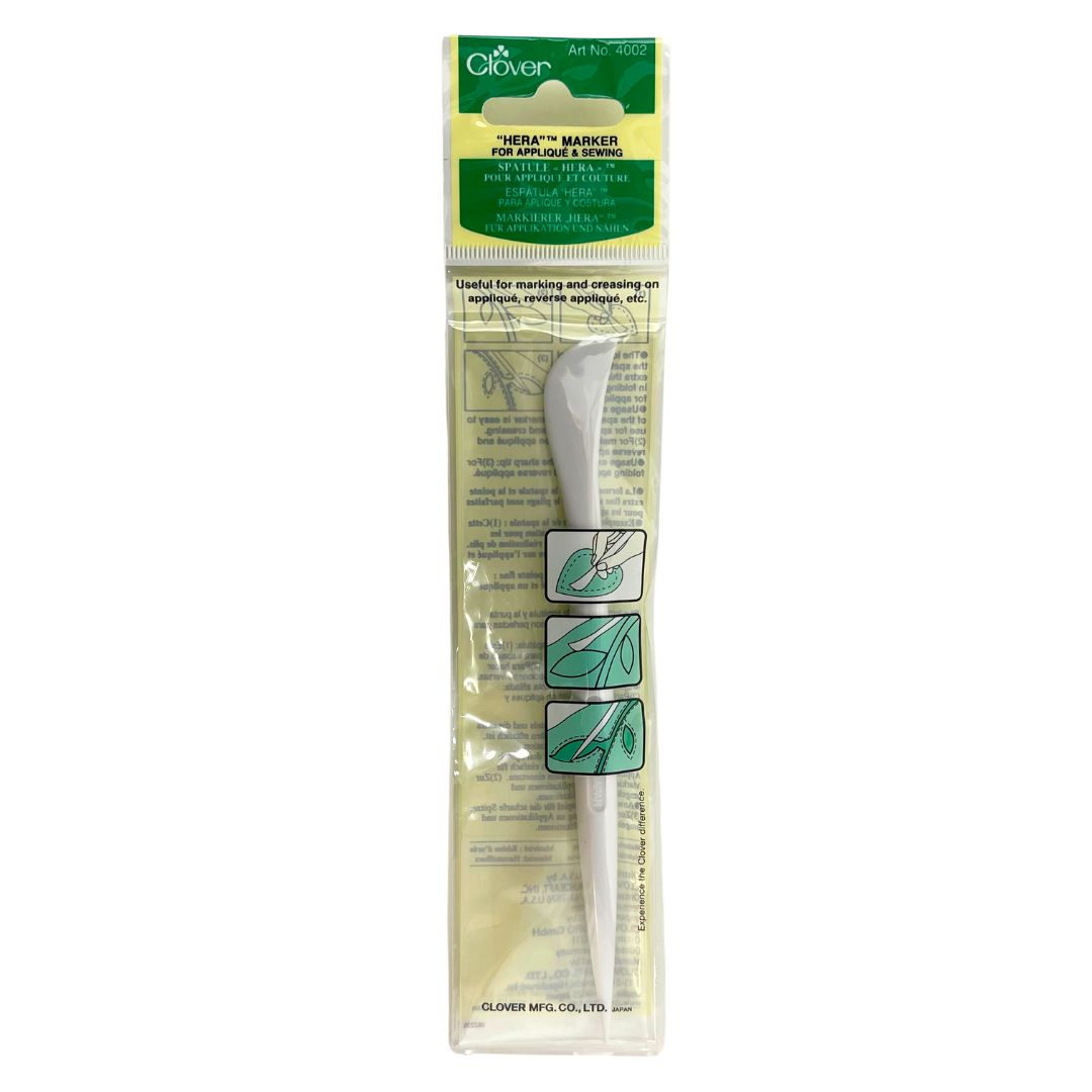 Clover hera marker: applique & sewing