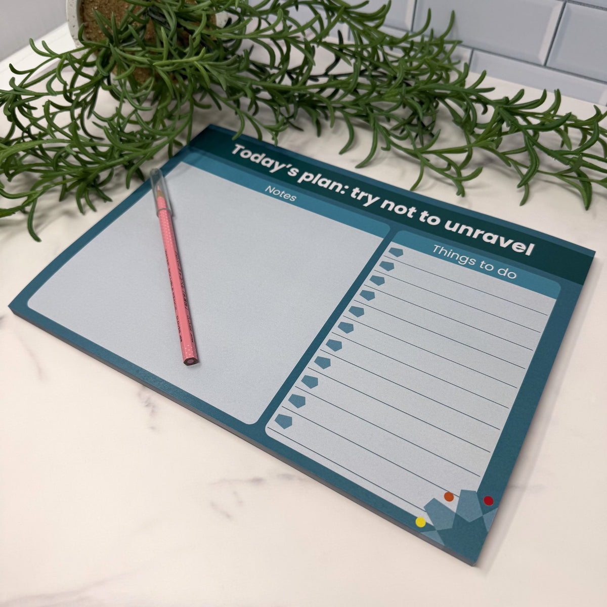 A4 Tear-Off Desk Planners – For Days That Don’t Quite Go to Plan