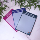 A6 Quilting Notepads - For Quilters Who Stitch, Swear, and Keep Going