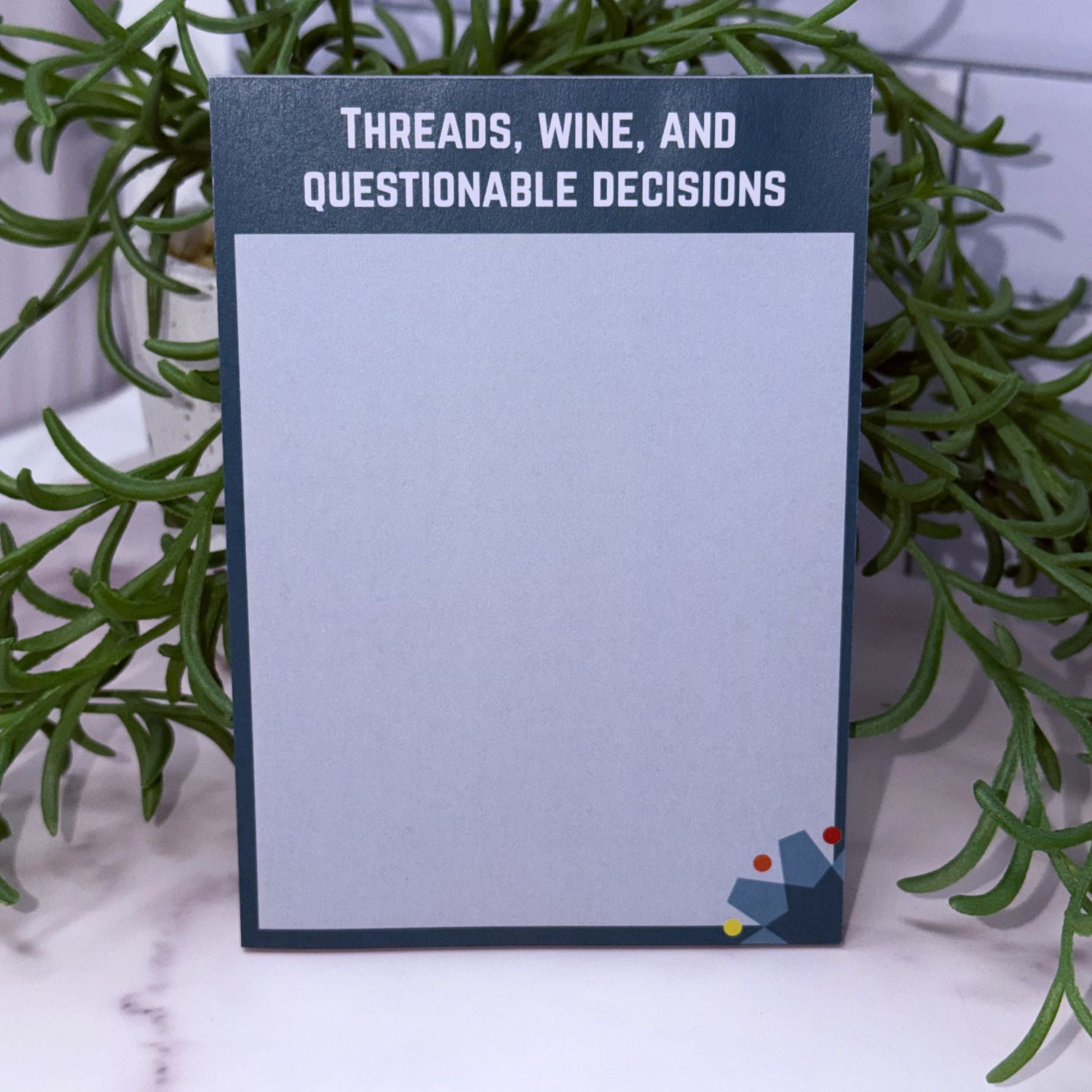 A6 Quilting Notepads - For Quilters Who Stitch, Swear, and Keep Going