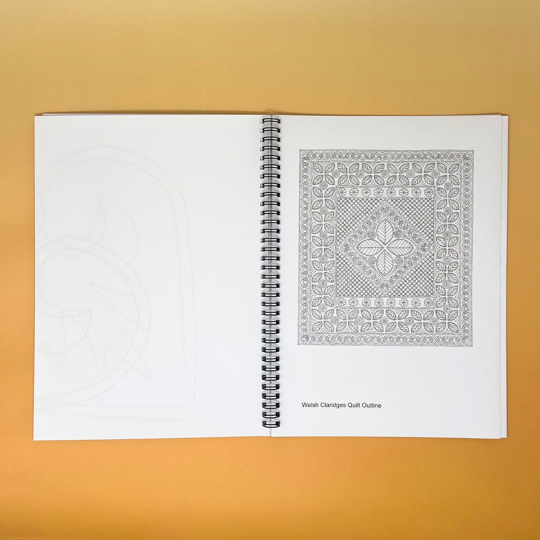 Beginner's guide to wholecloth quilting book with patterns
