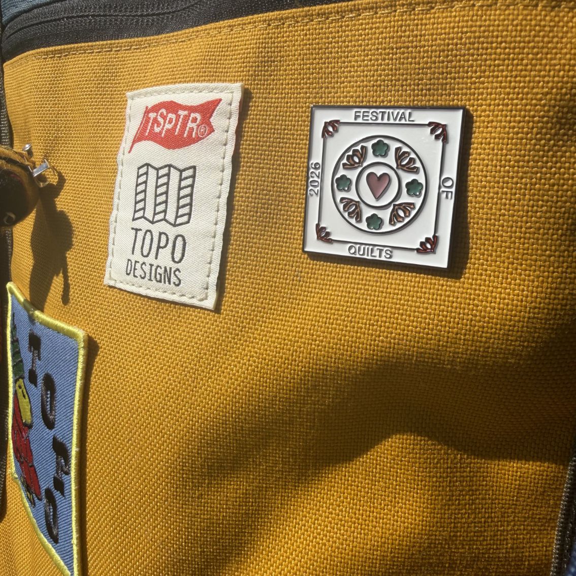 Limited release Festival of Quilts 2026 badge