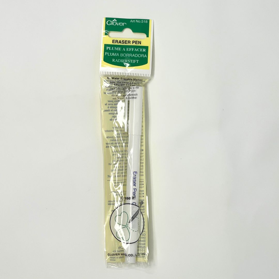 Eraser pen for water soluble marker