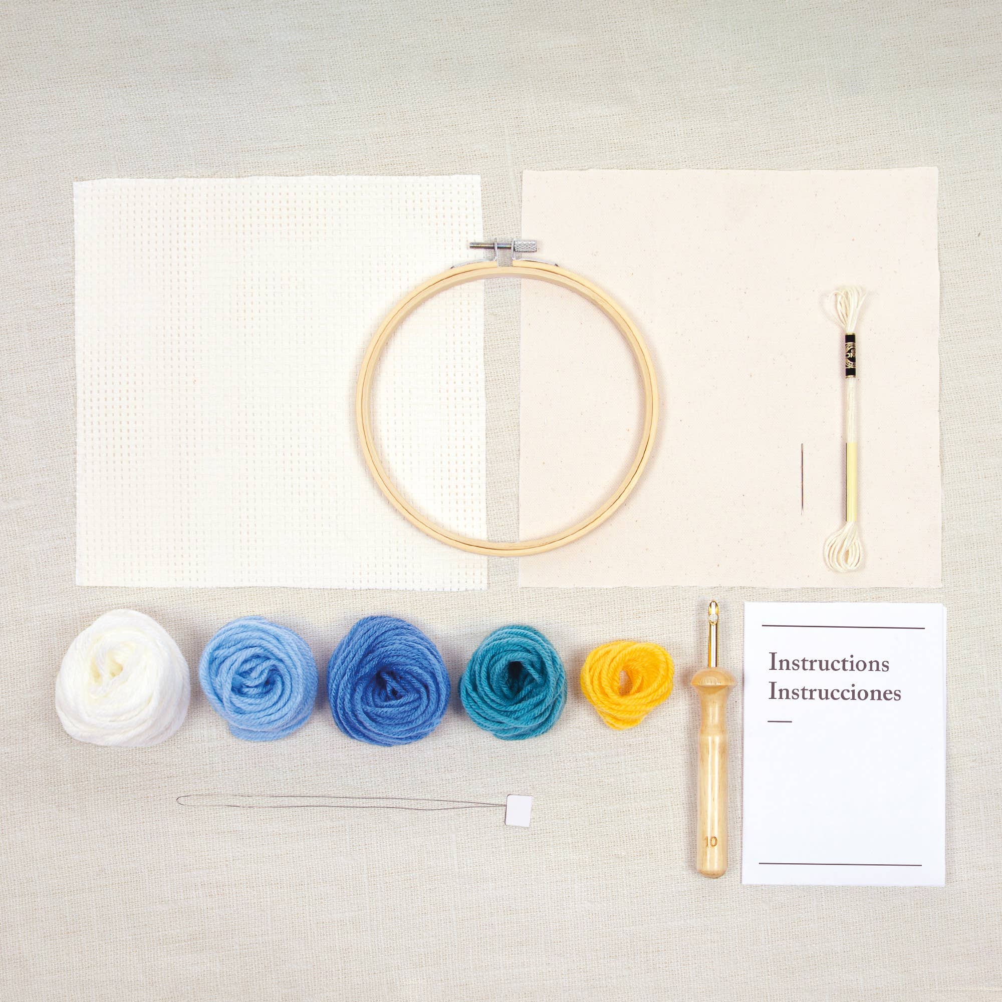 Ocean Meditation –  Mindful Making – Punch Needle Kit