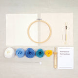 Ocean Meditation –  Mindful Making – Punch Needle Kit
