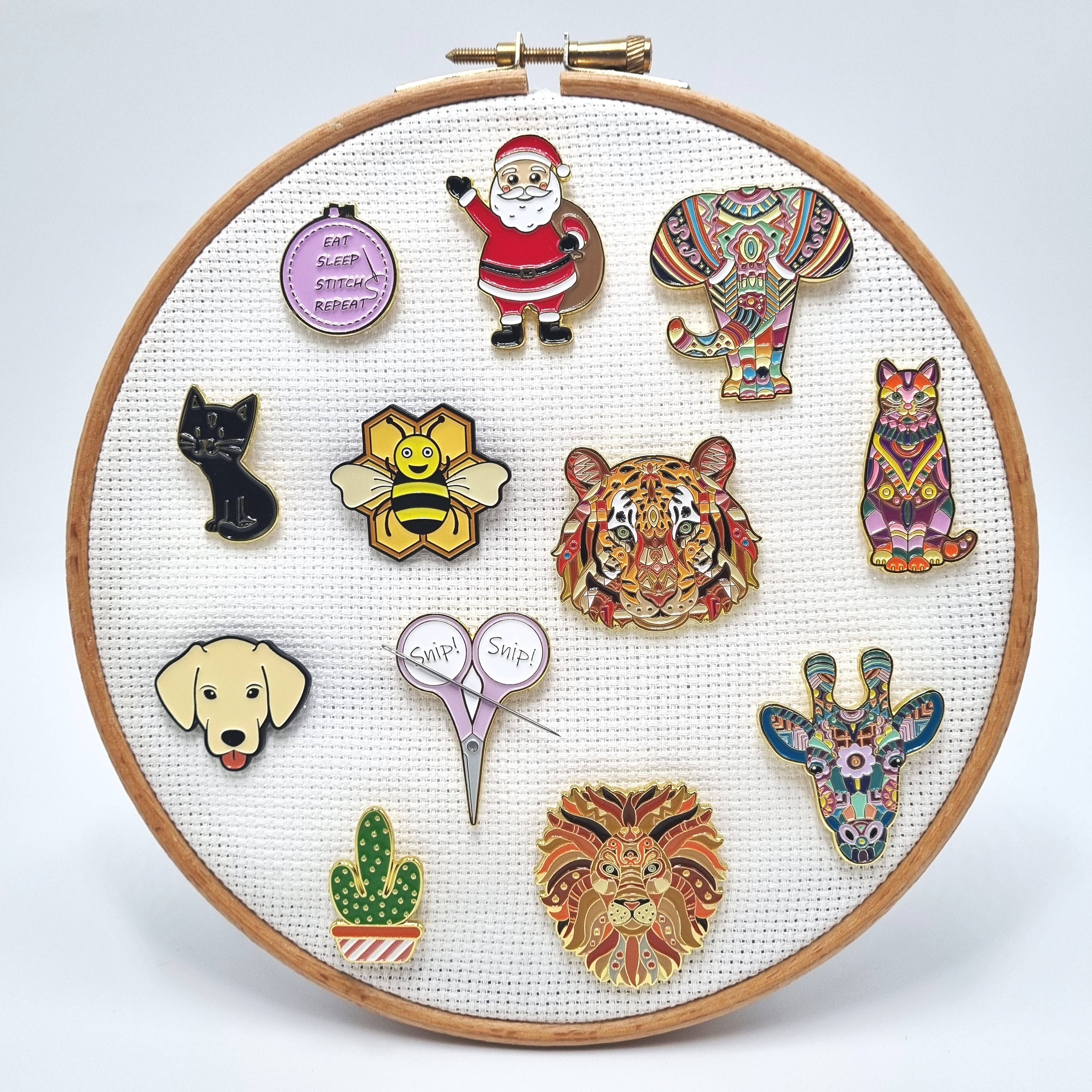Mandala Elephant Needle Minder