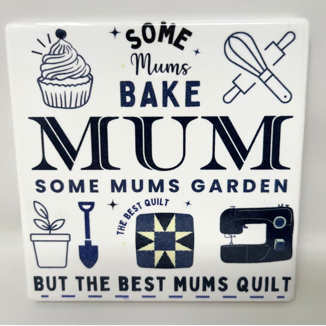 The Best Mums Quilt Mug & Coaster