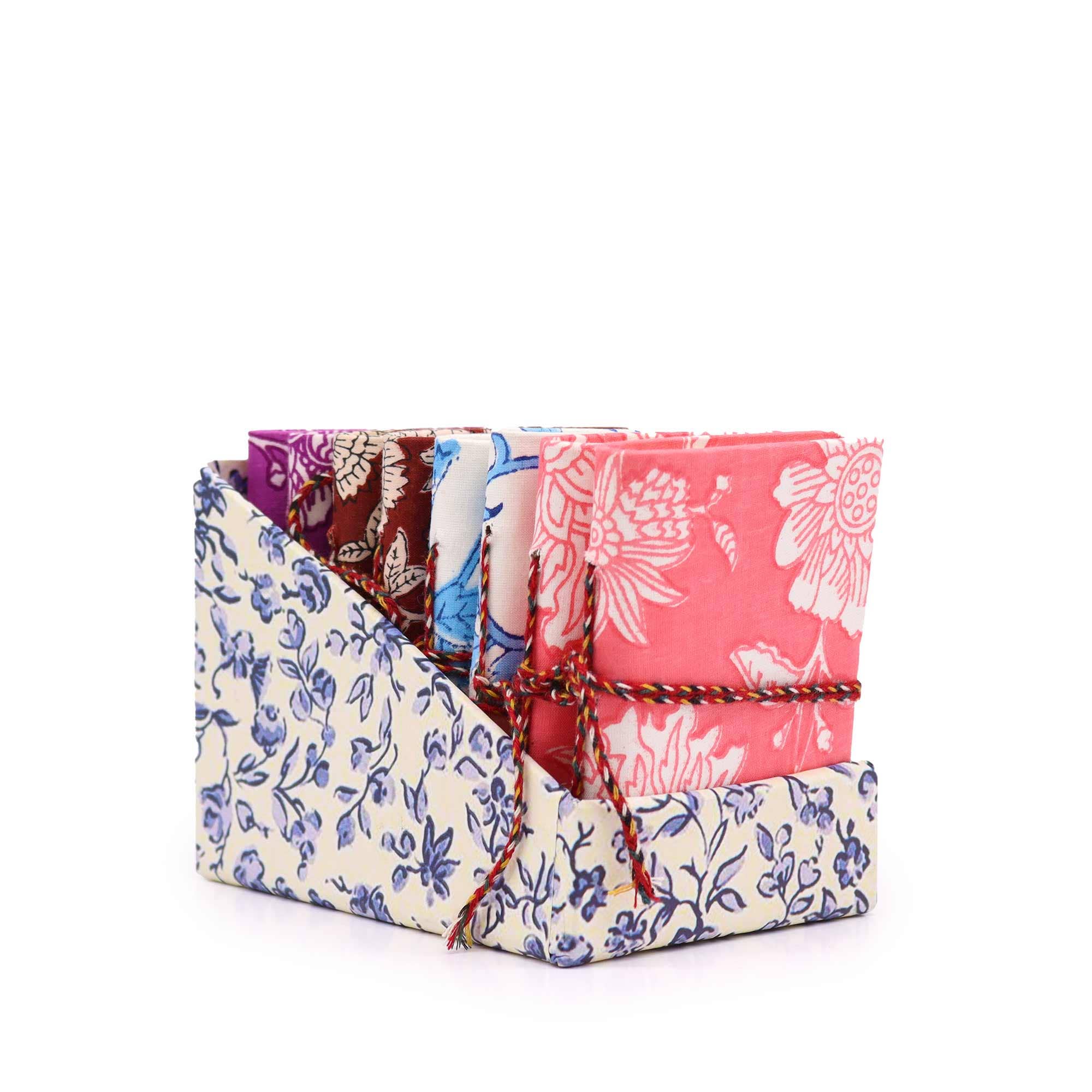 Mini Cotton Bound Notebook - Assorted Floral