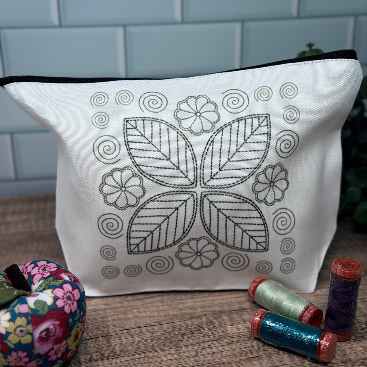 DIY Embroidery Pouch