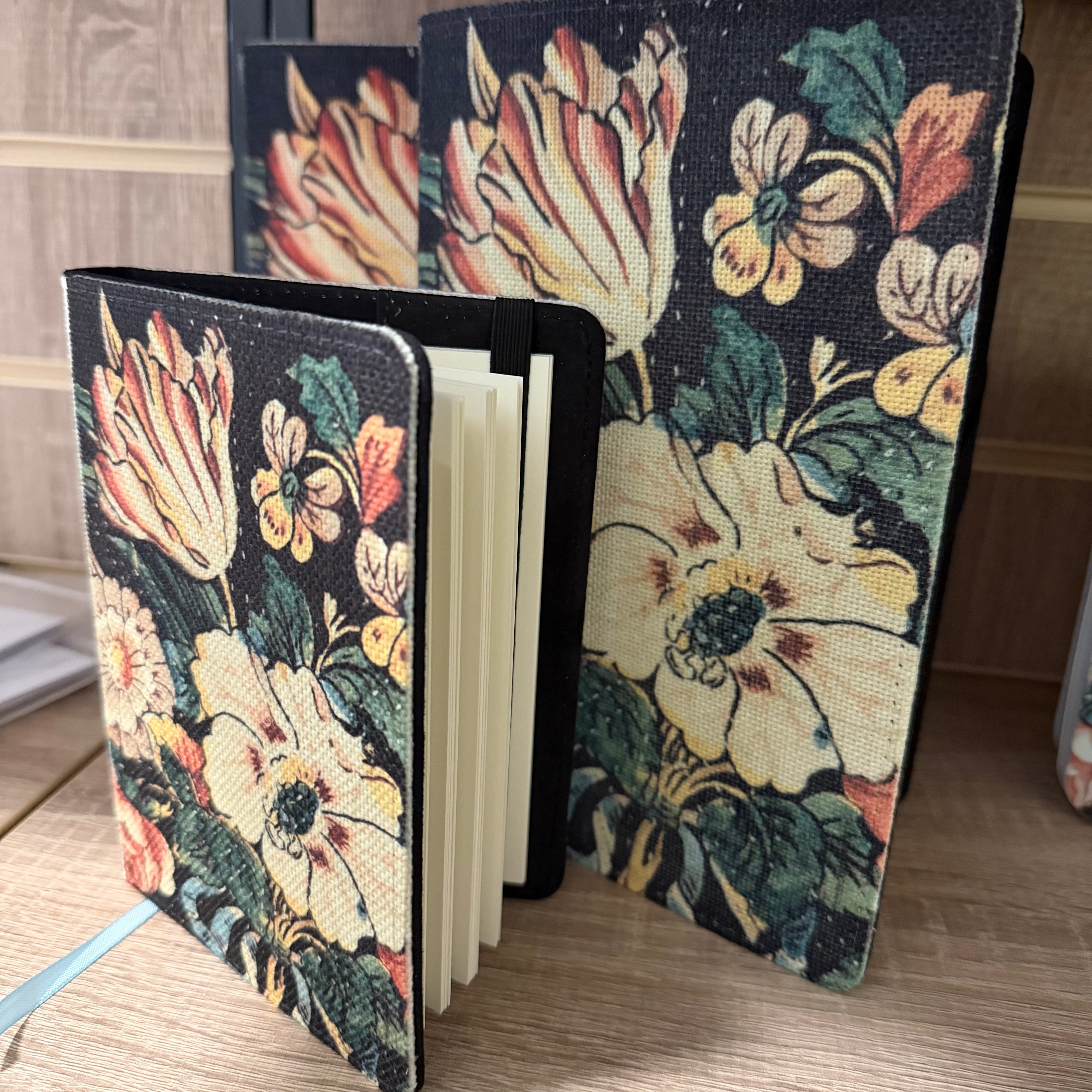 Heritage linen notebooks