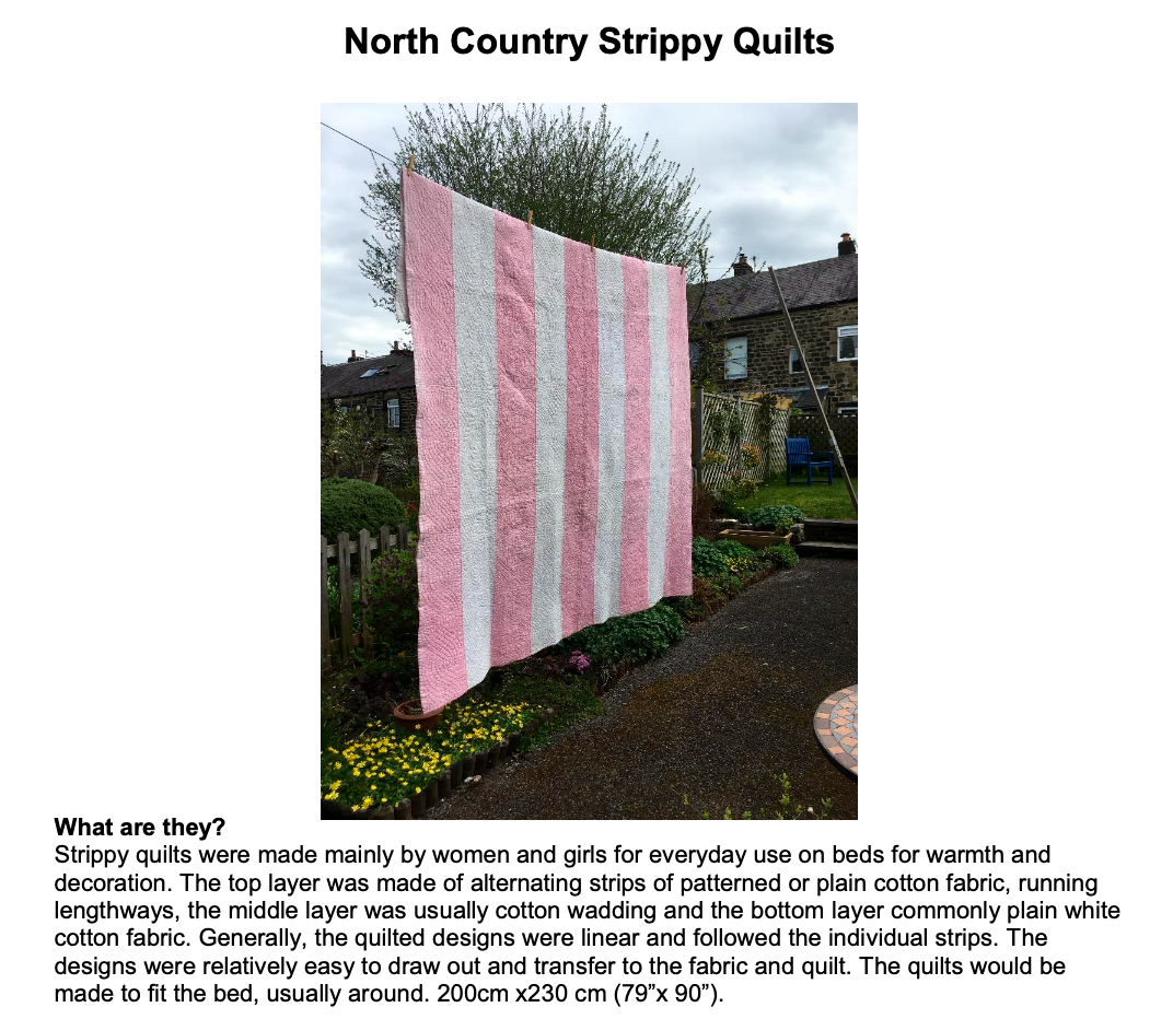 North Country Strippy Quilts booklet by Helen Barnes