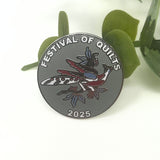 Festival of Quilts 2025 Limited Edition Broderie Perse Badge