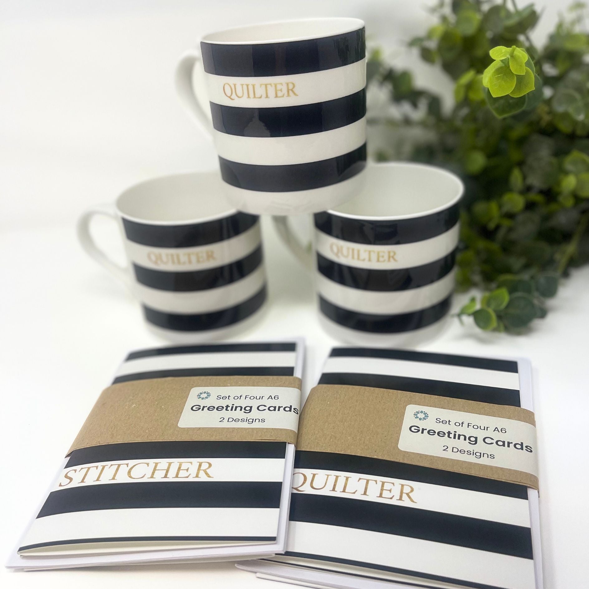 Quilter & Stitcher Greeting Card Set – Pack of 4