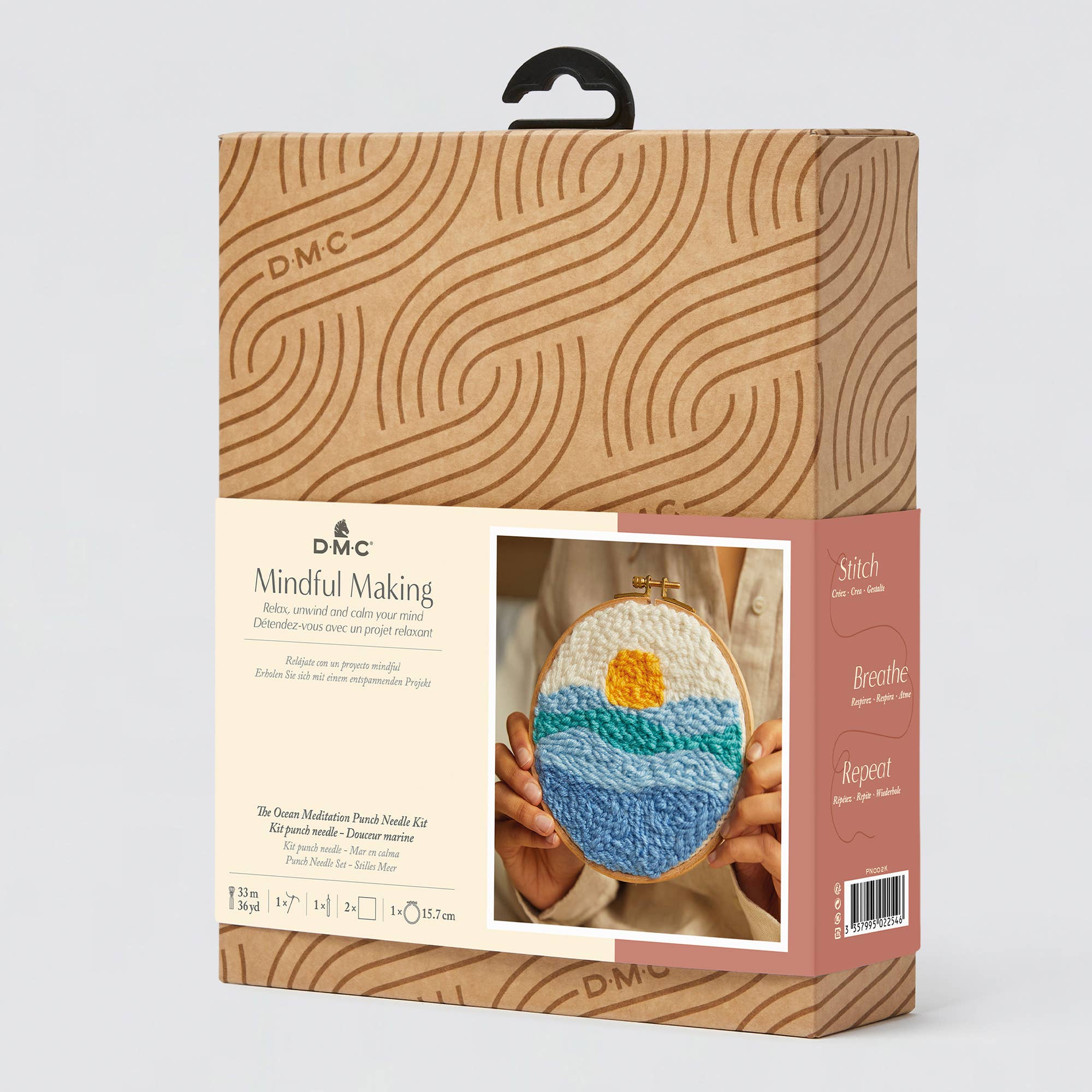 Ocean Meditation –  Mindful Making – Punch Needle Kit