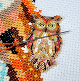 Mandala Owl Needle Minder