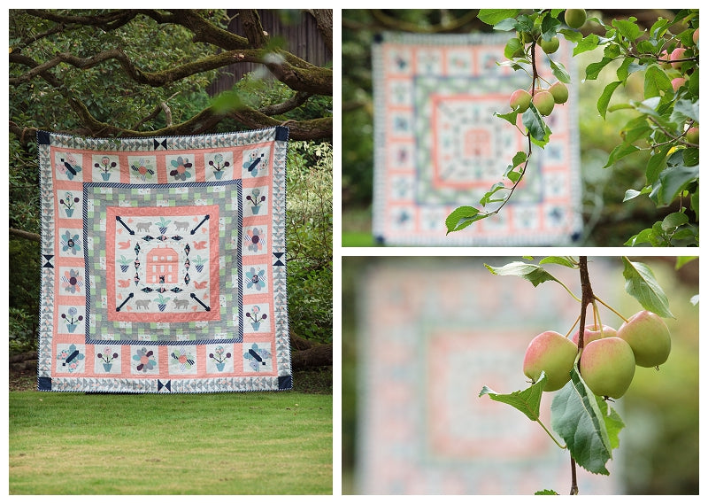 Reimagined Red Manor House Quilt Pattern by Jenni Smith