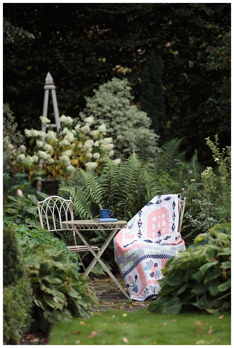 Reimagined Red Manor House Quilt Pattern by Jenni Smith