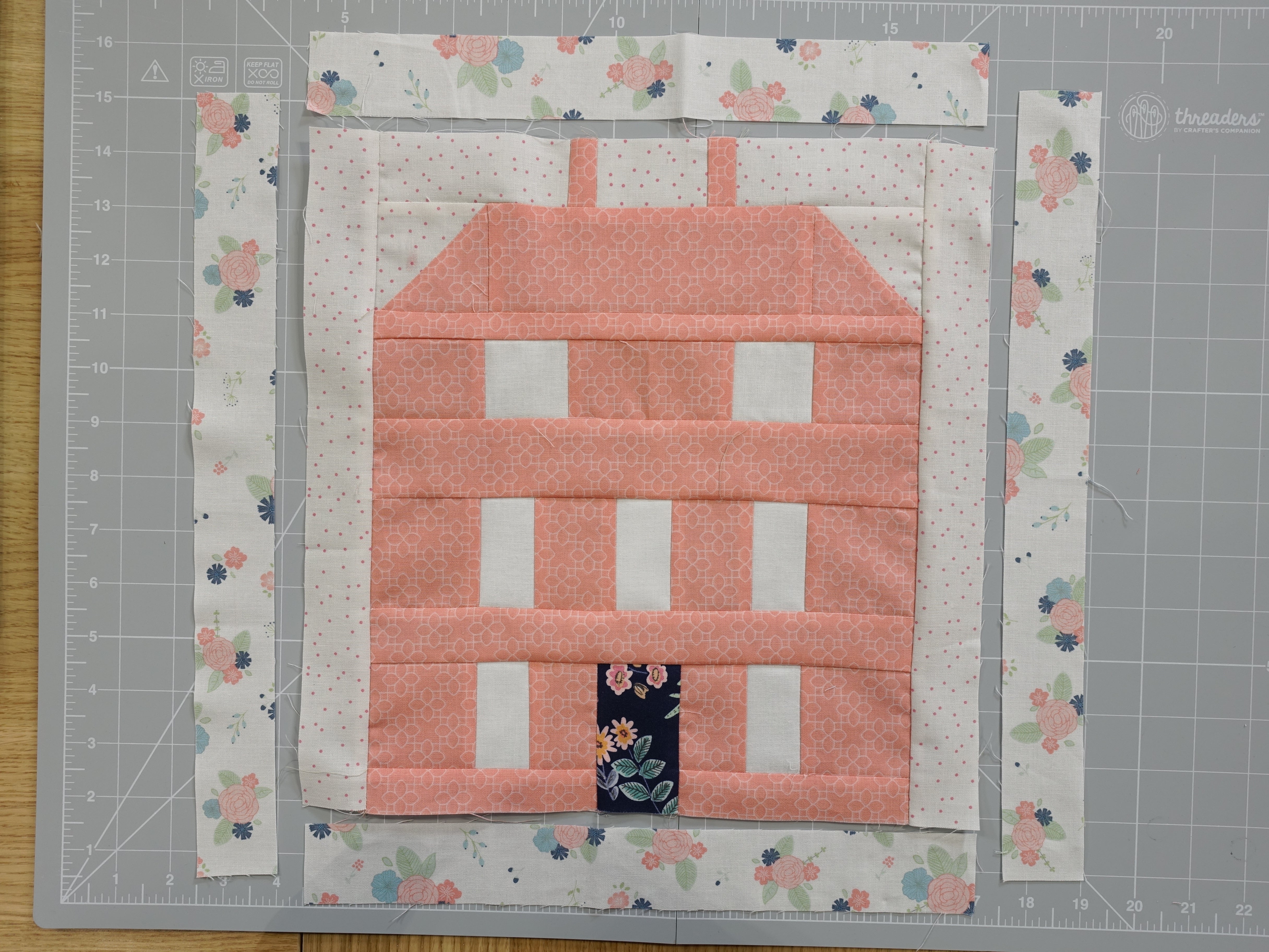 Reimagined Red Manor House Quilt Pattern by Jenni Smith