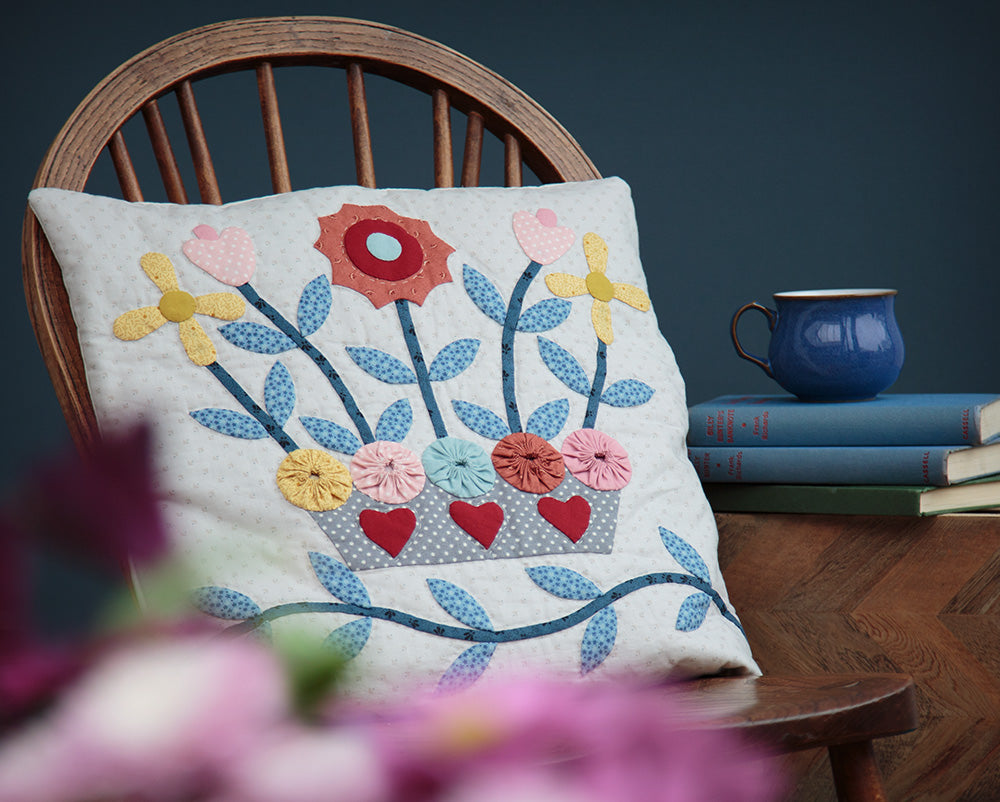 Designed by Jo Avery - Basket of Blooms Applique Pattern