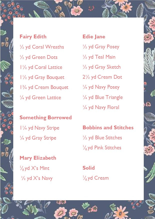 Reimagined Red Manor House Quilt Pattern by Jenni Smith