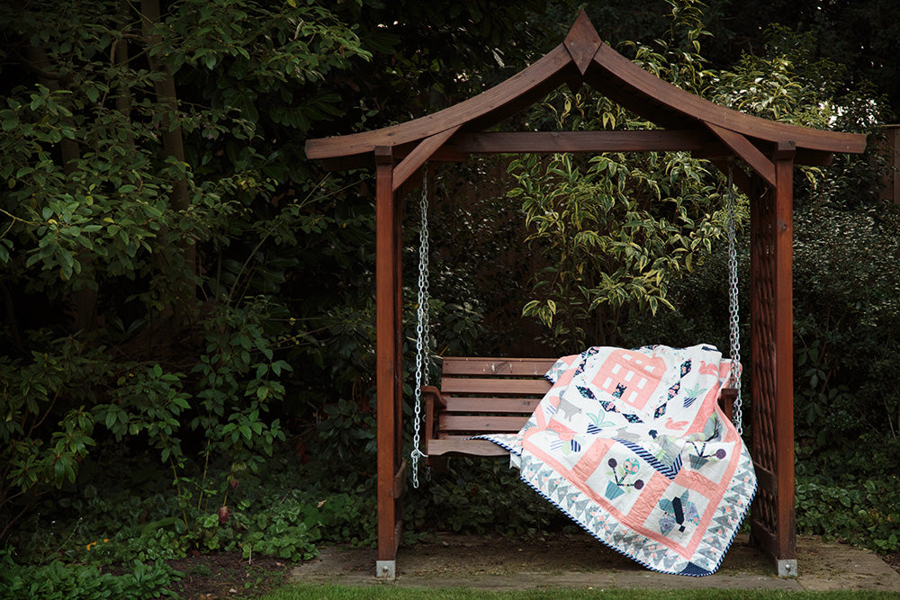 Reimagined Red Manor House Quilt Pattern by Jenni Smith