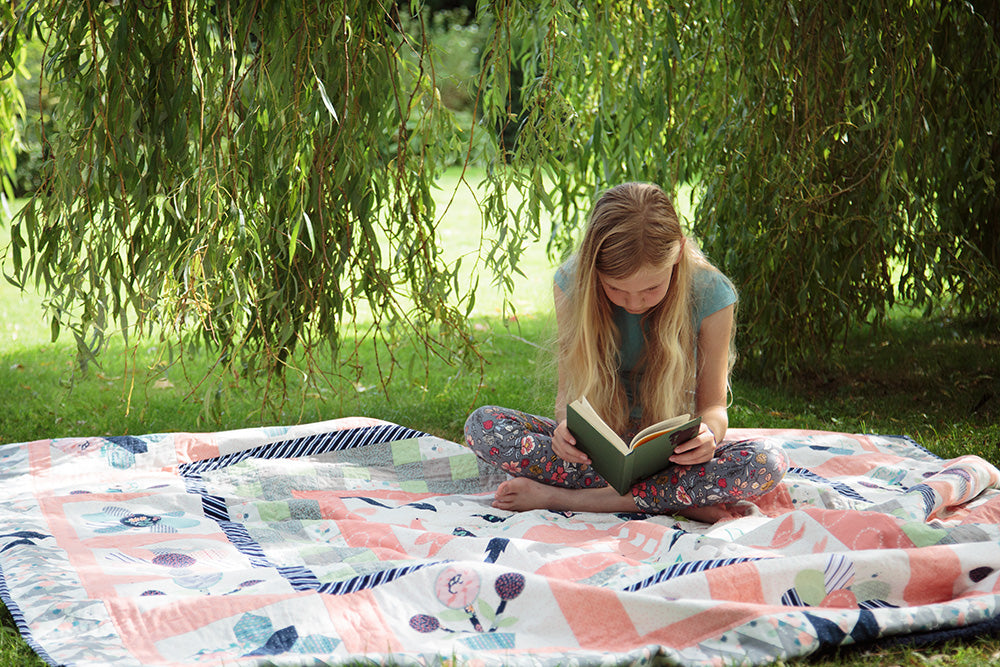 Reimagined Red Manor House Quilt Pattern by Jenni Smith