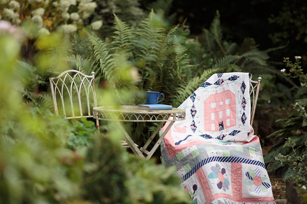 Reimagined Red Manor House Quilt Pattern by Jenni Smith