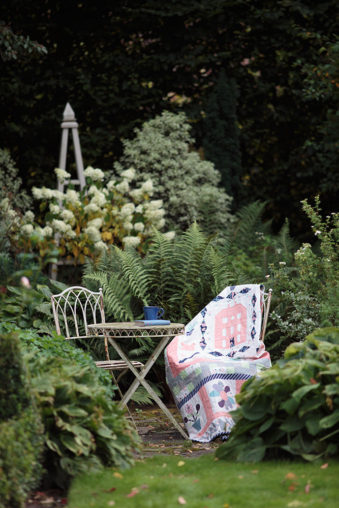 Reimagined Red Manor House Quilt Pattern by Jenni Smith