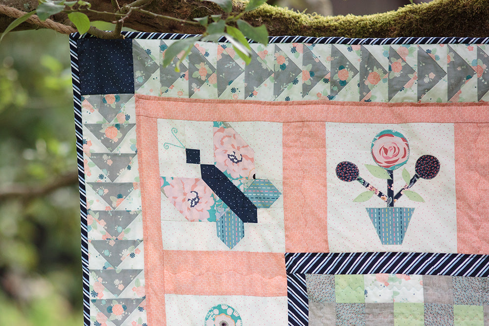 Reimagined Red Manor House Quilt Pattern by Jenni Smith